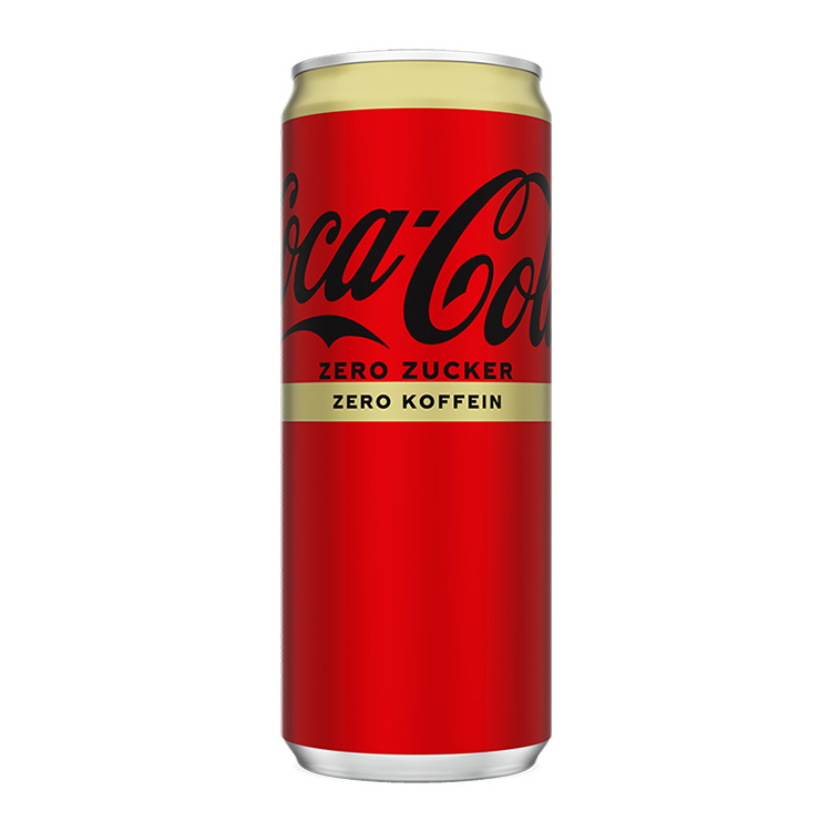 Eine Dose Coca‑Cola Zero Zucker Zero Koffein