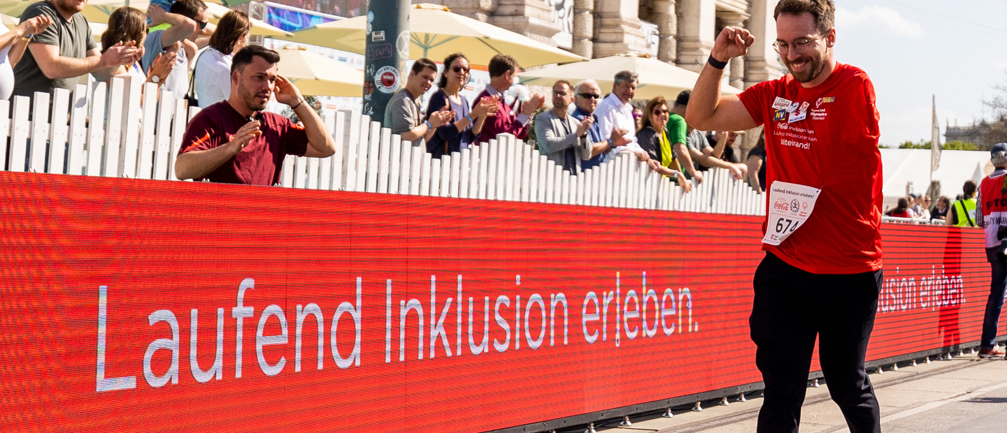 Andreas Onea beim Wiener Inclusion Run