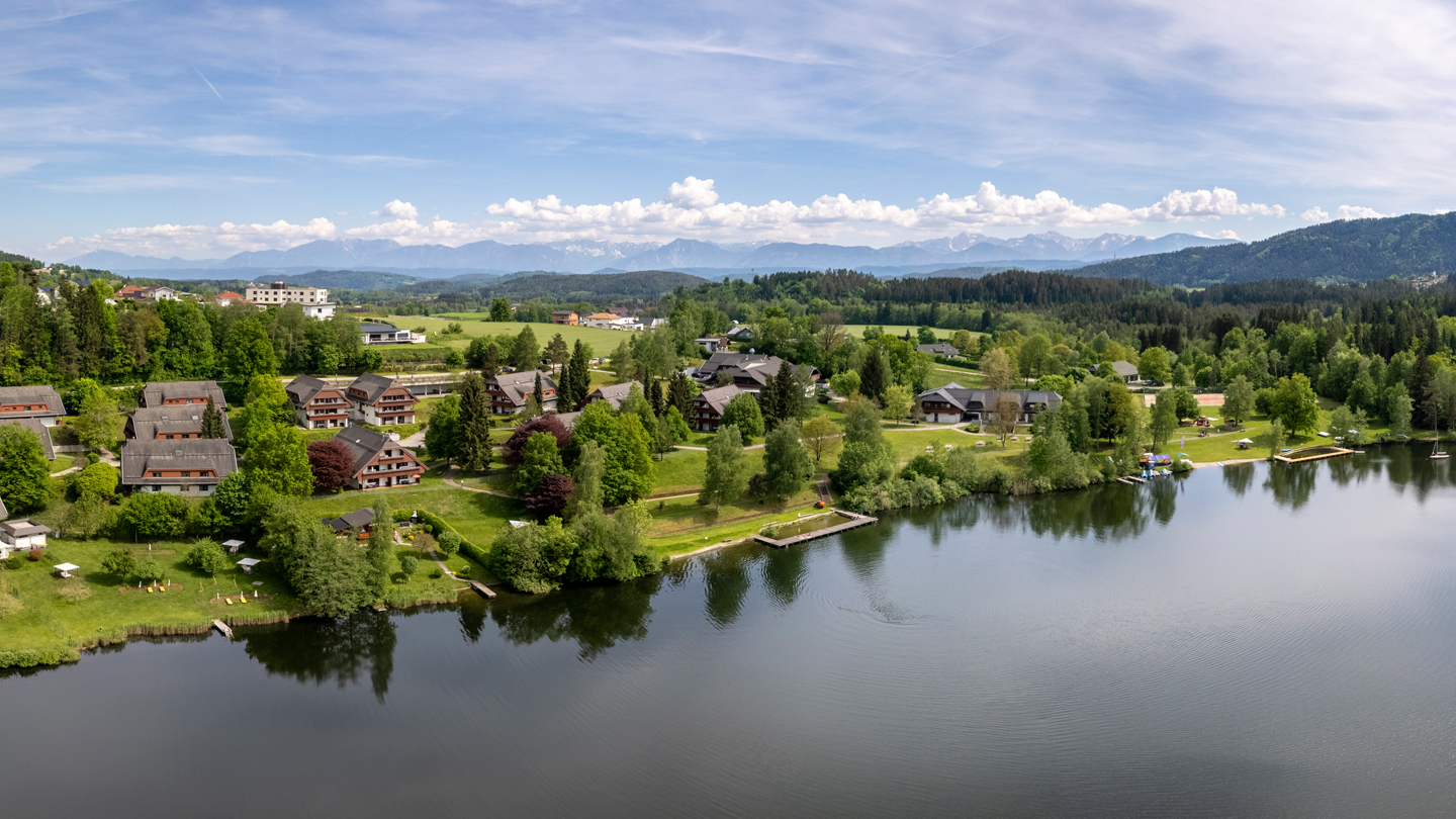 Landschaftsfoto vom Feriendorf Maltschacher See