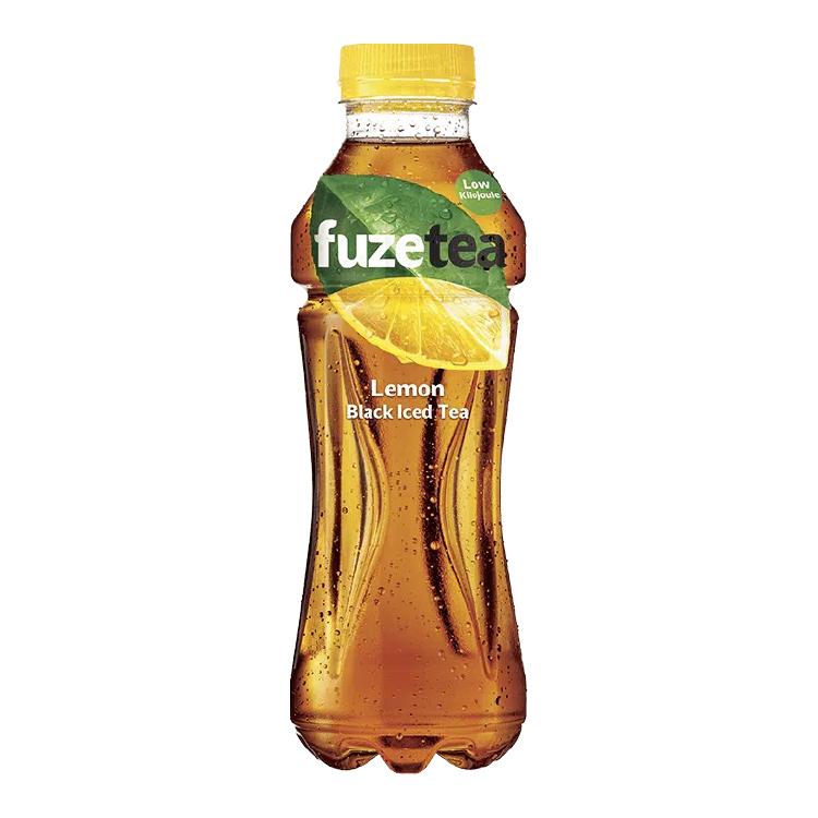 Fuze Lemon Black Iced Tea bottle