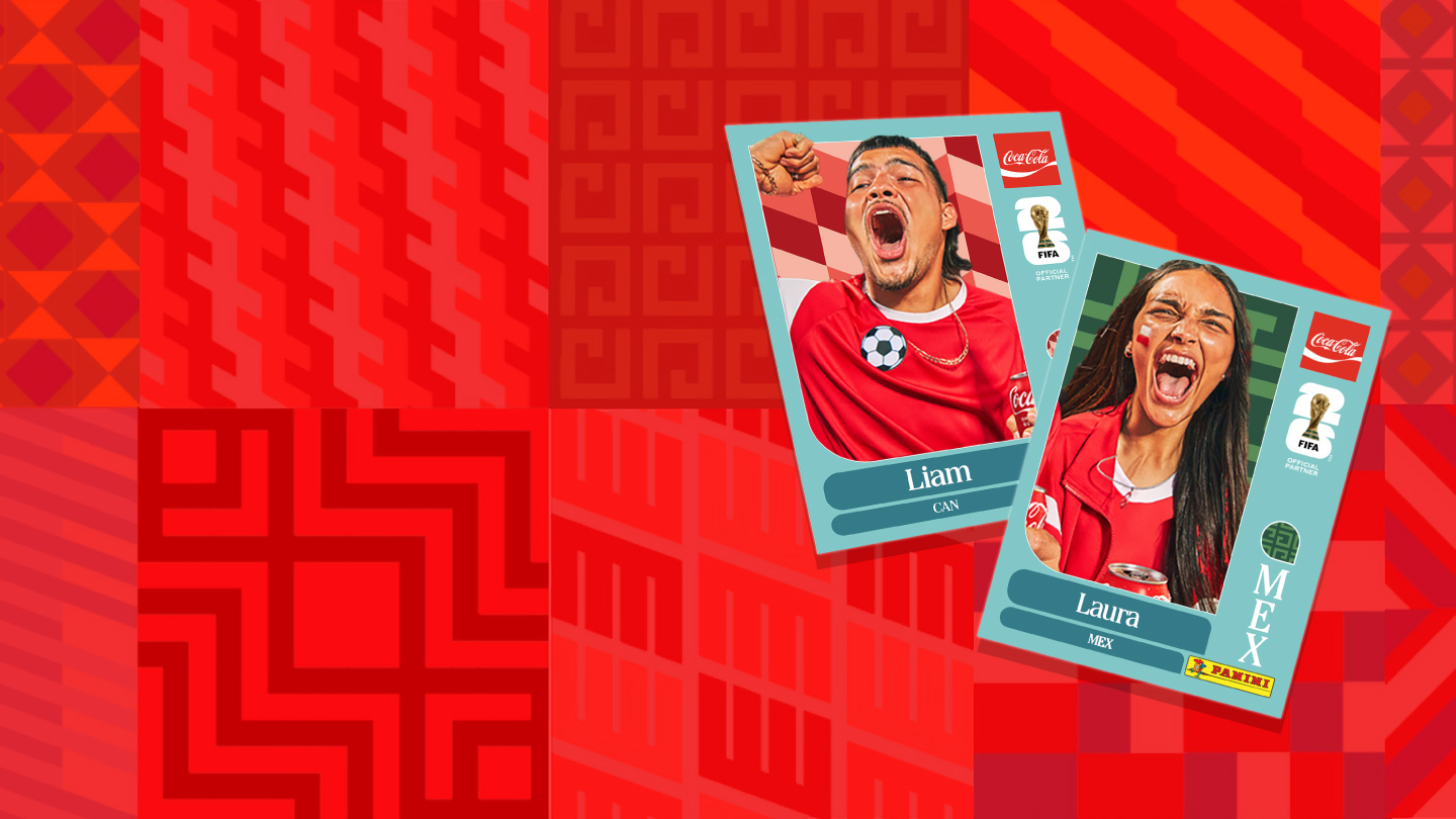 Dos hinchas en láminas Panini