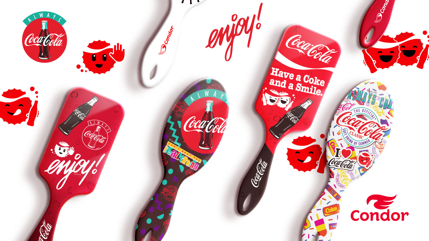 Copos de vidro Coca‑Cola