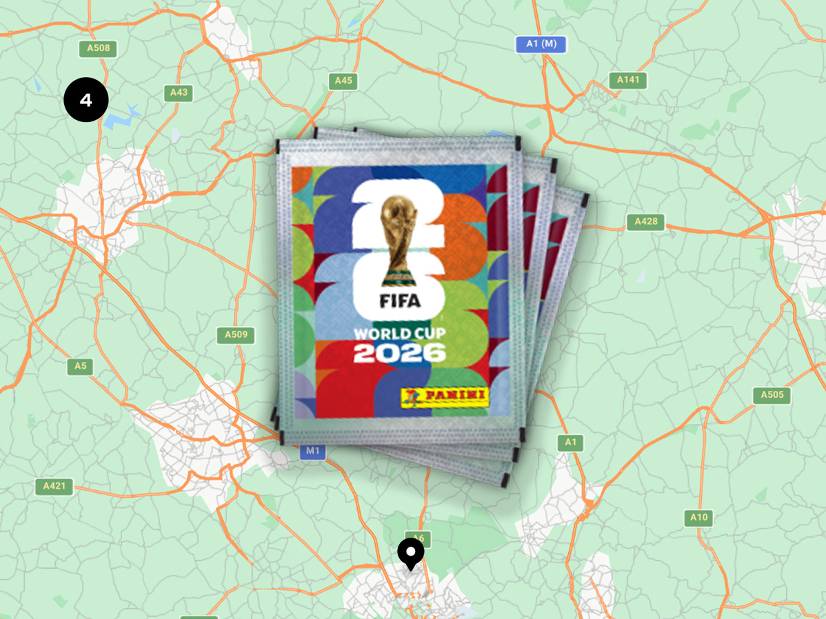 Mapa de pontos de troca.