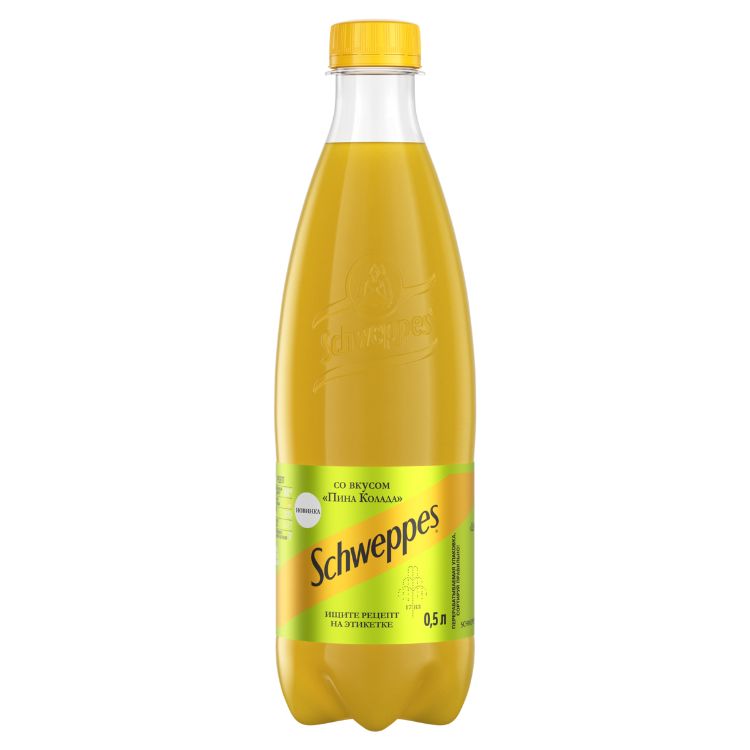 Бутылка Schweppes Пина Колада