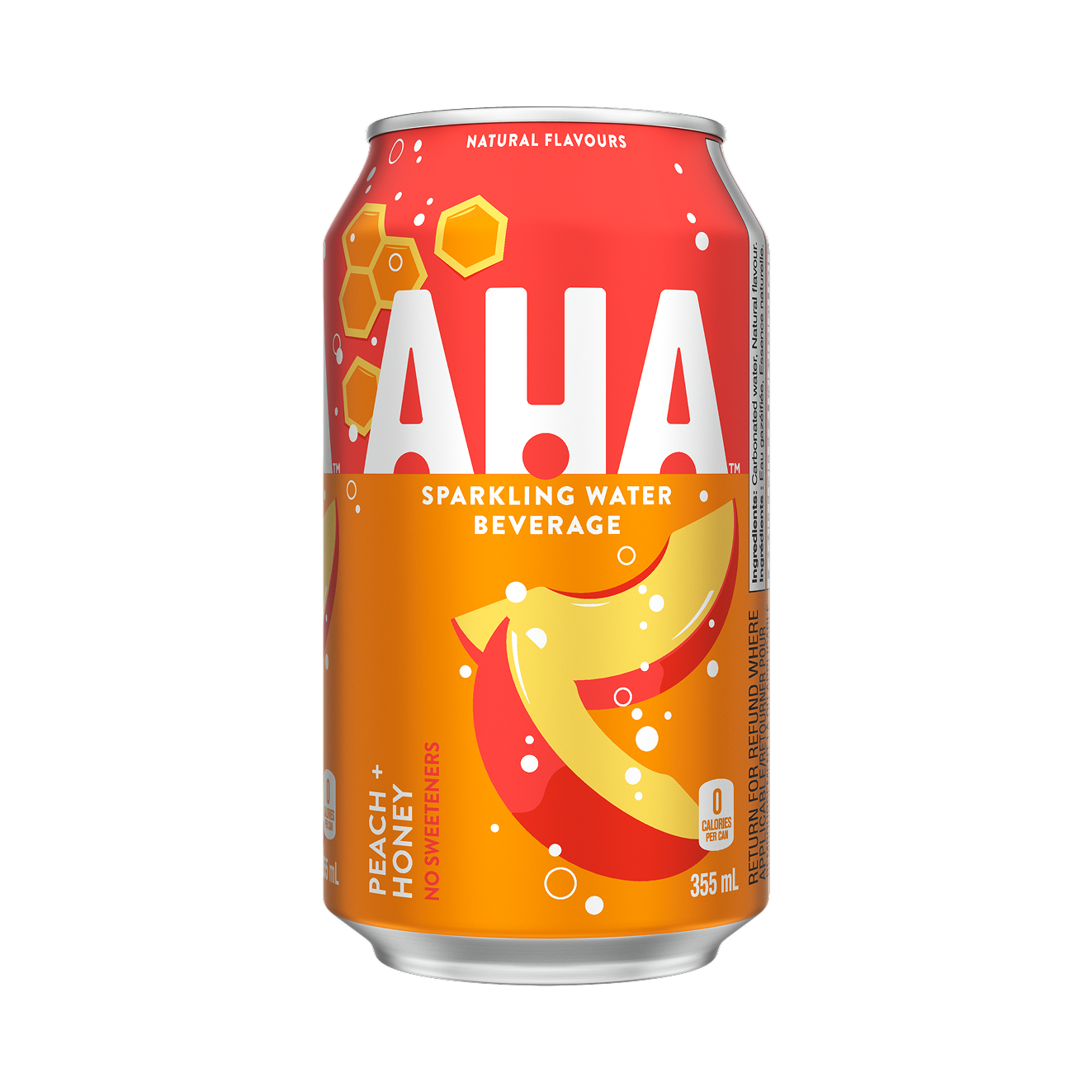 AHA Peach + Honey can