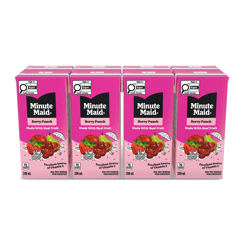Minute Maid Berry Punch Juice Boxes—multipack of juice boxes