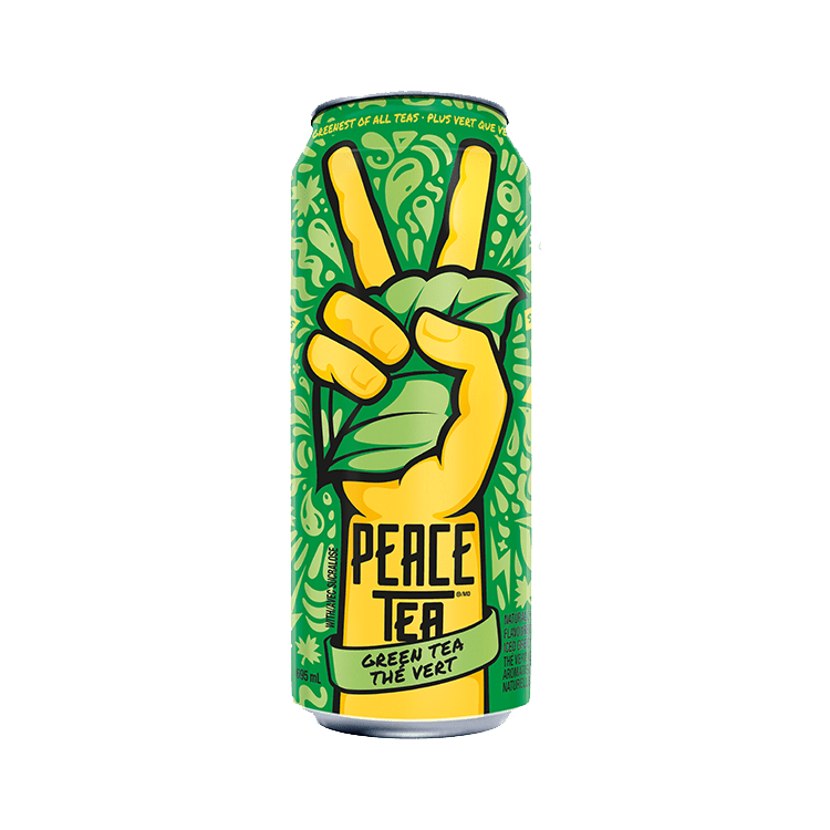 Peace Tea Green Tea can