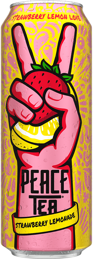 Peace Tea Strawberry Lemon Love 695 mL can