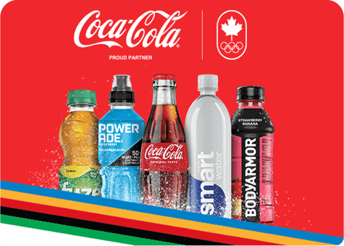 Coca-Cola + Olympics. Proud Partner. 
