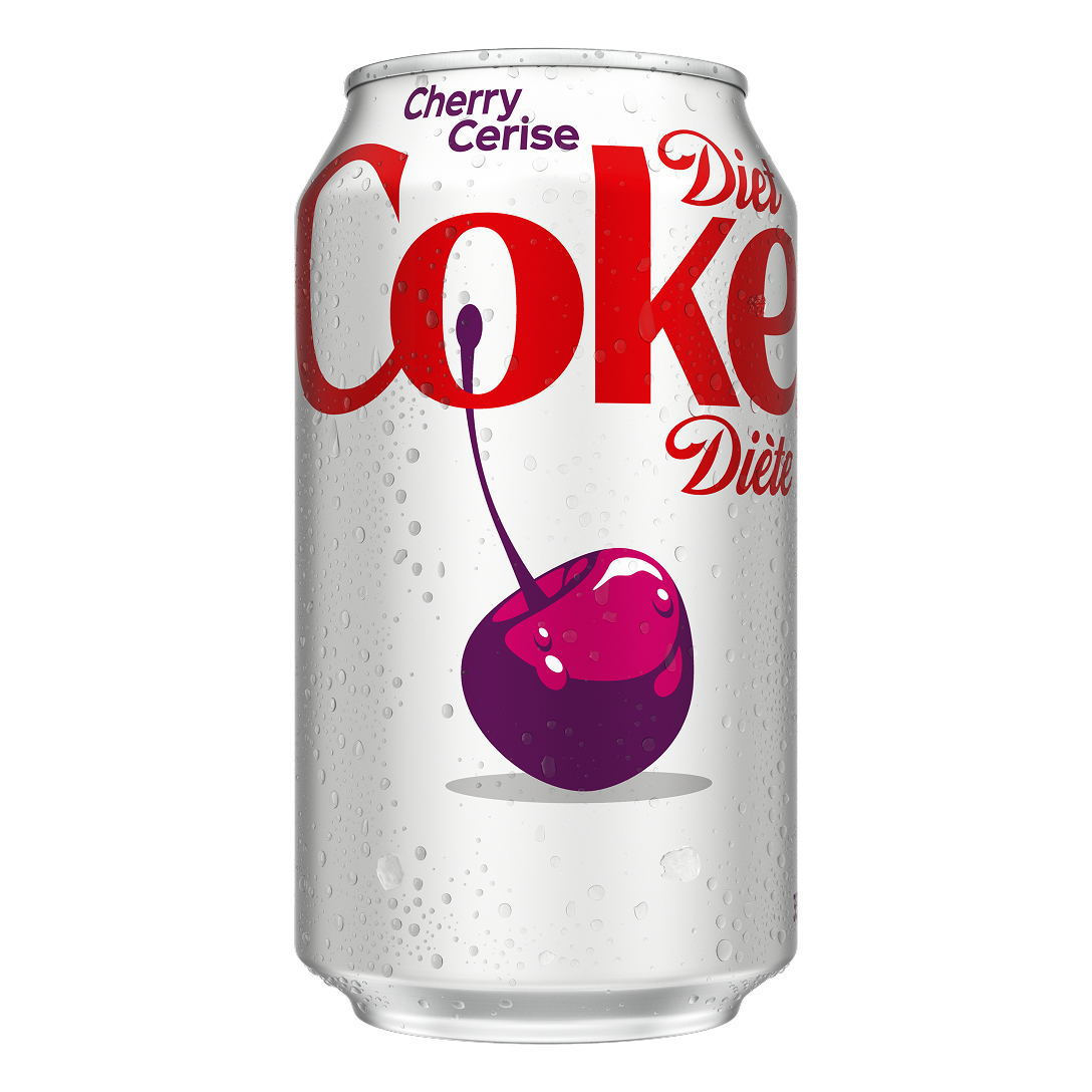 a can of diet cherry coke