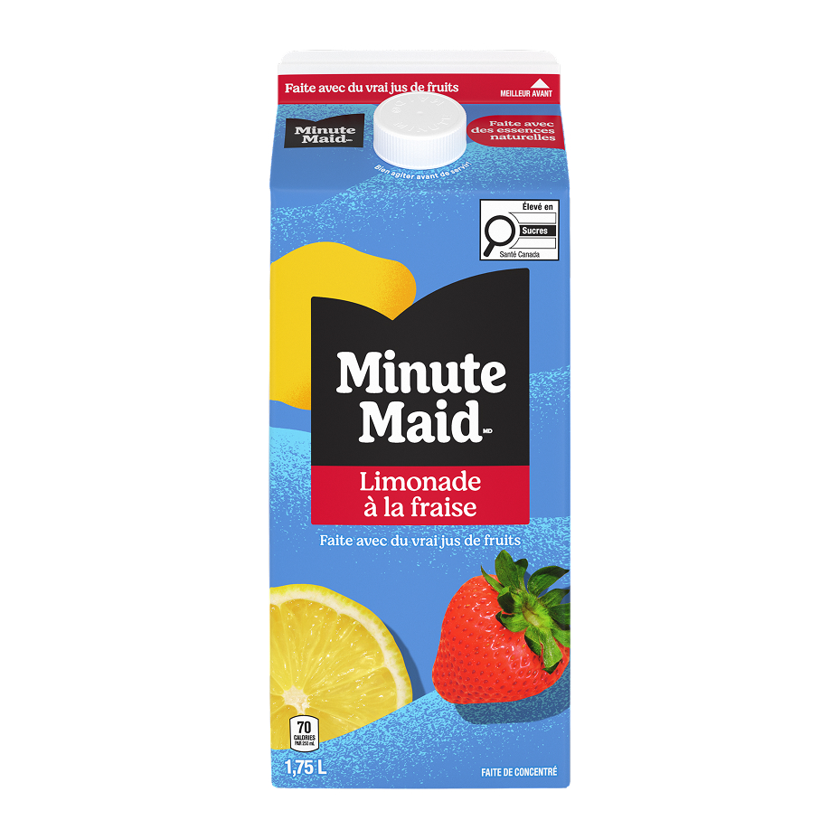 limonade à la fraise