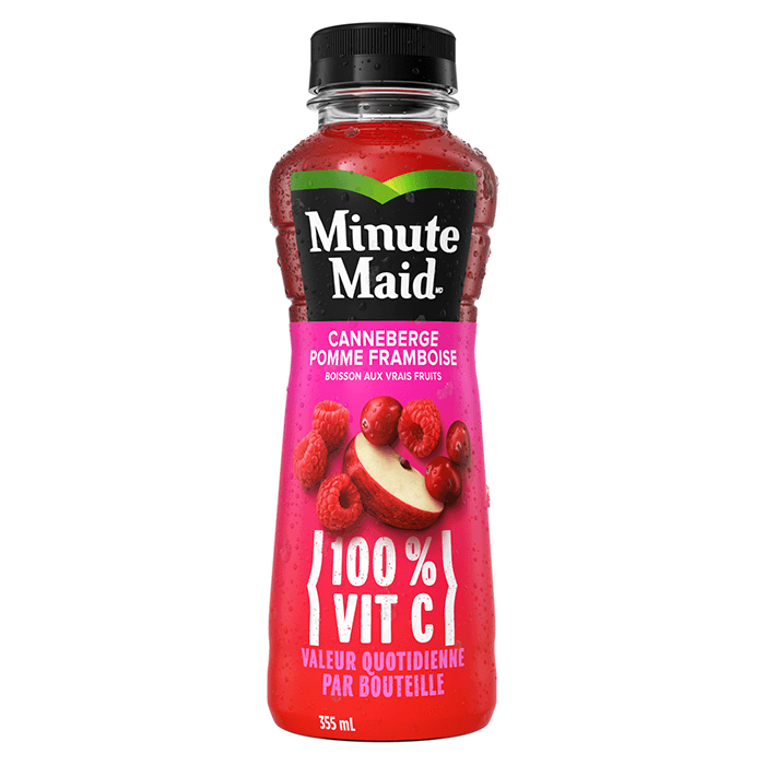 Minute Maid Canneberge pomme framboise