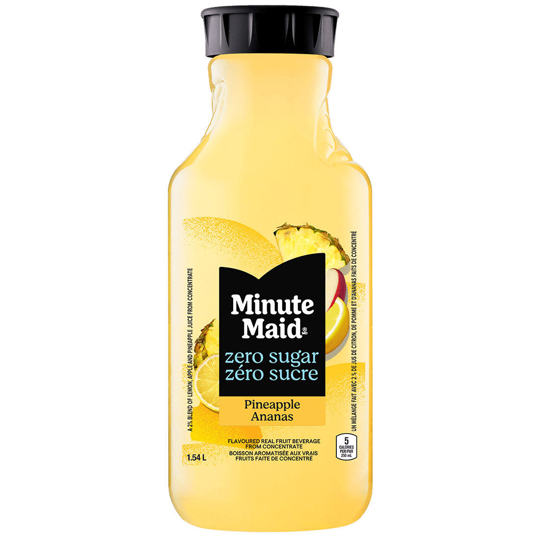 Minute Maid zéro sucre ananas 1.54 L bouteille