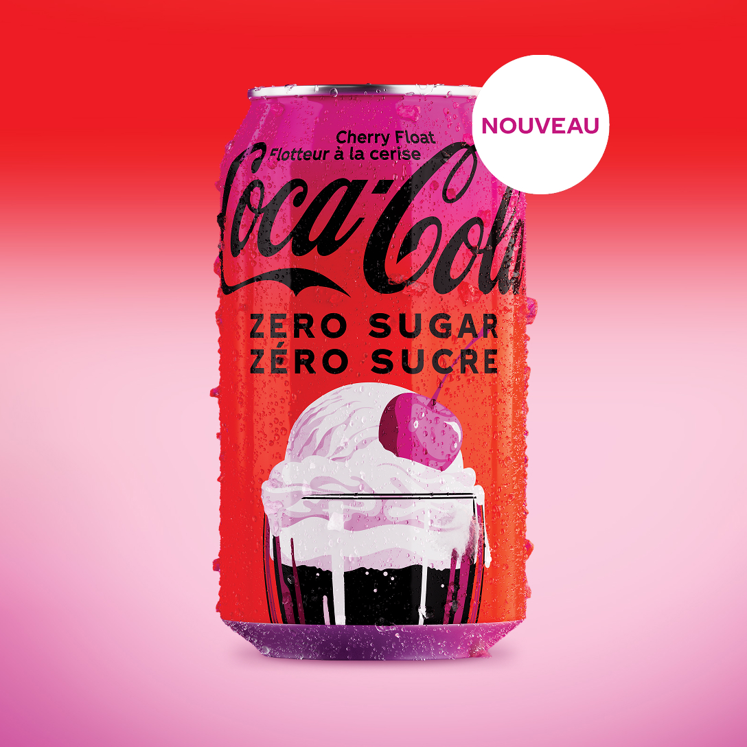 Coca-Cola zero sugar cherry float