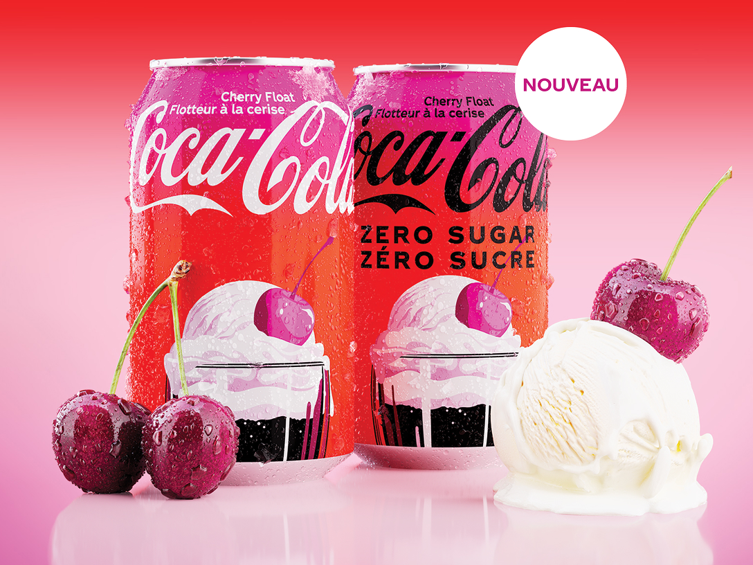 coca-cola cherry float