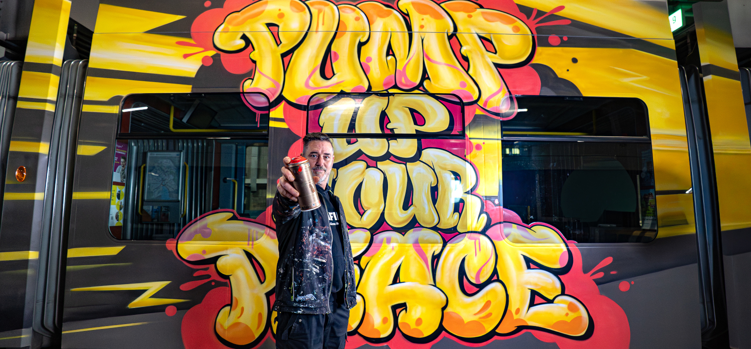 Peace Tea Tram Artist Redl