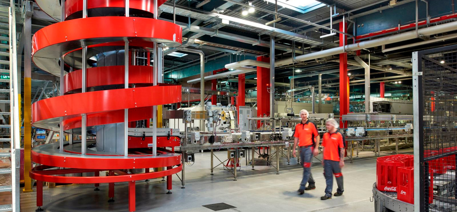 Abfüllanlage Coca-Cola Zero Zucker