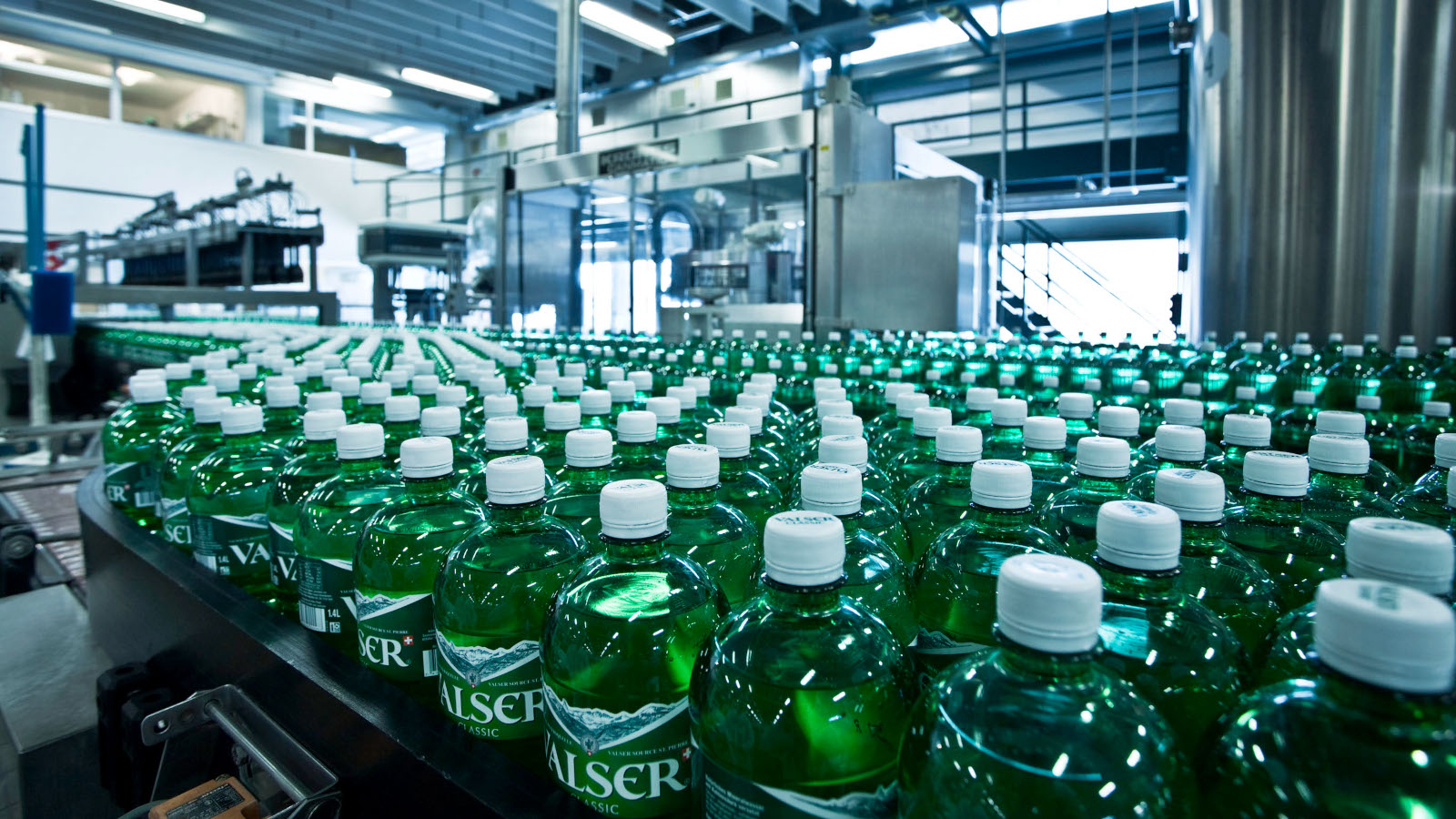 Production d’eau VALSER à Vals