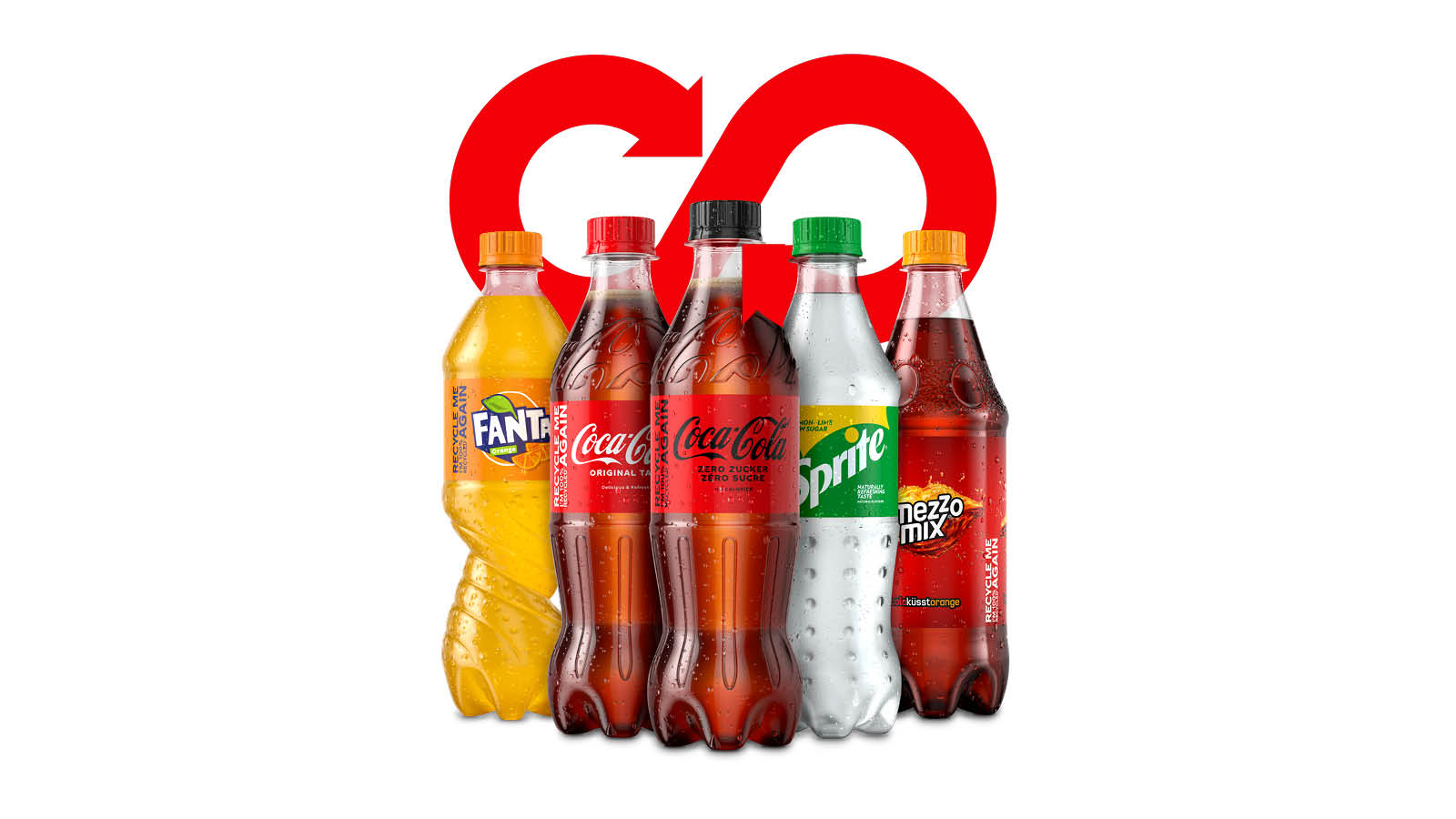 rPET Getränkeübersicht