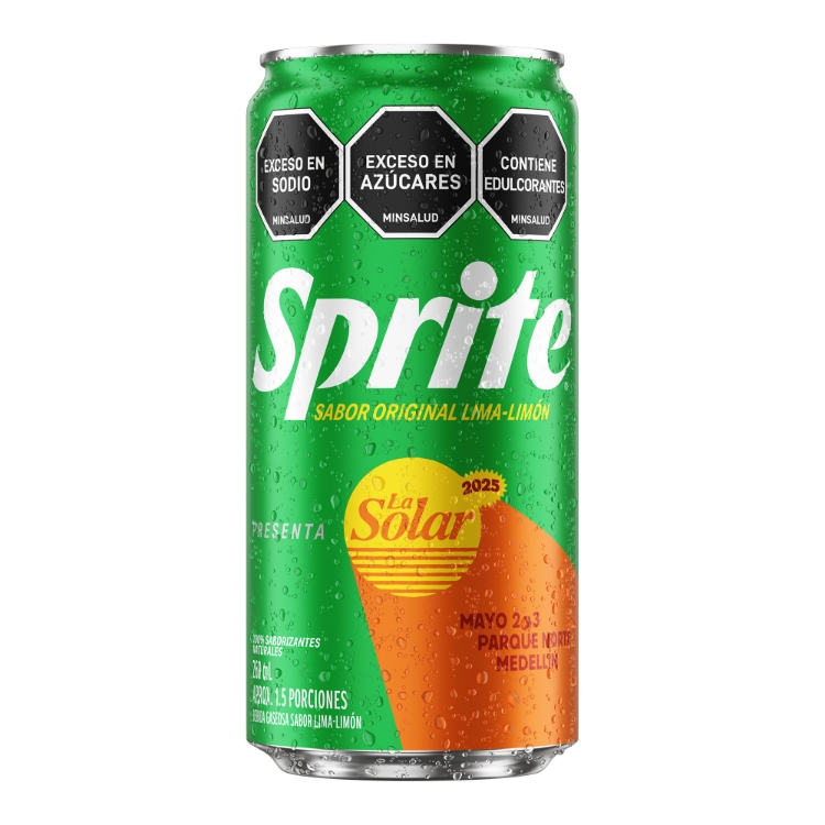 Lata de Sprite Sabor Original Lima-Limón Edición Limitada La Solar