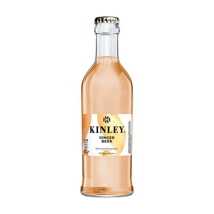 Kinley Ginger Beer skleněná láhev