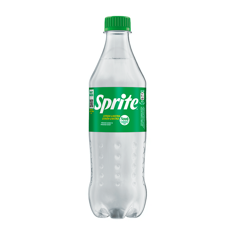 Sprite, limonáda s citronovou příchutí, PET lahev