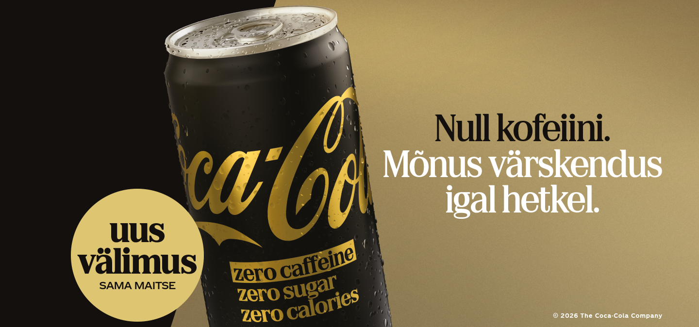 Maitse rõõmu millal iganes tahad. Suhkruvaba ja kofeiinivaba Coca Cola