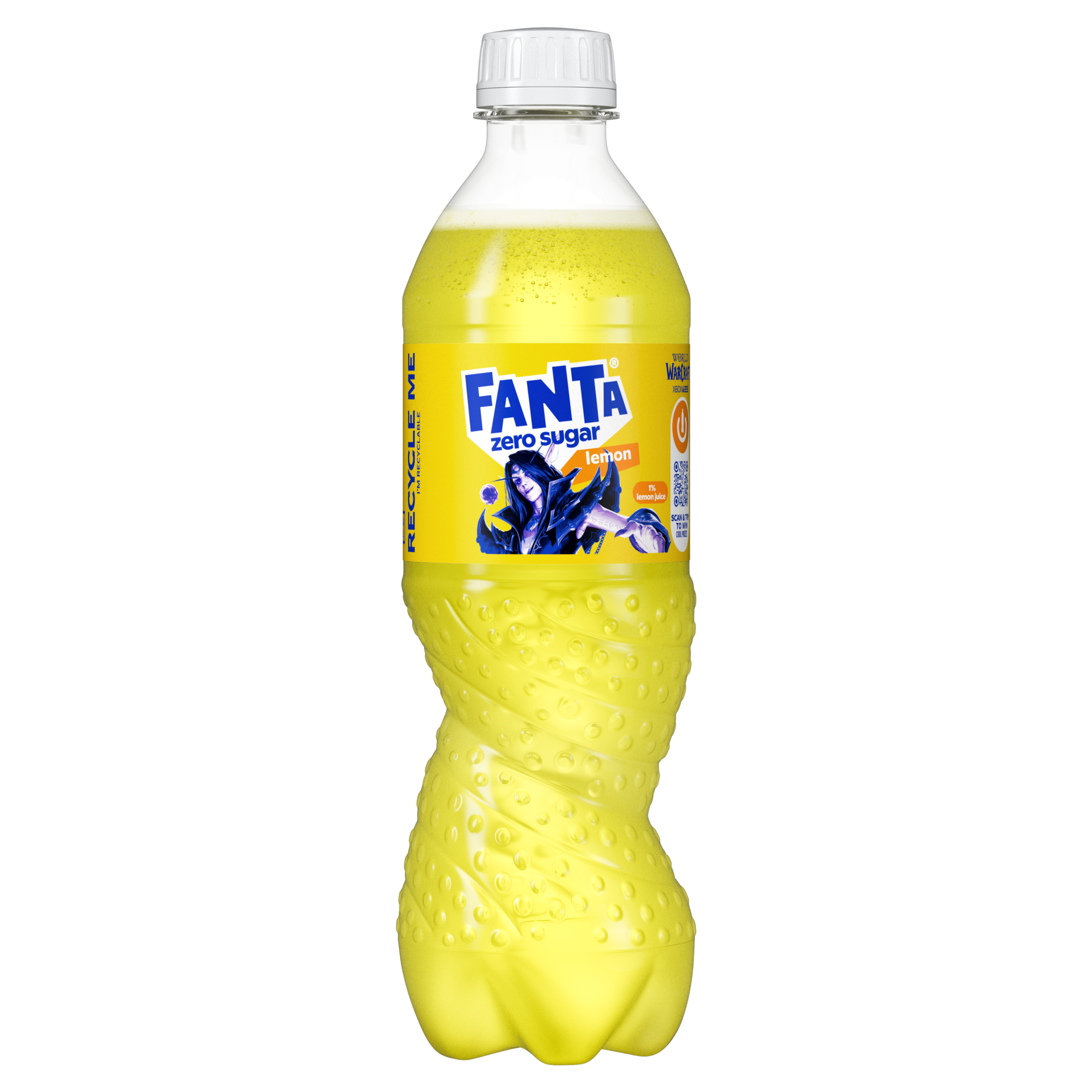 Fanta Lemon Zero karastusjook, pudel 500ml