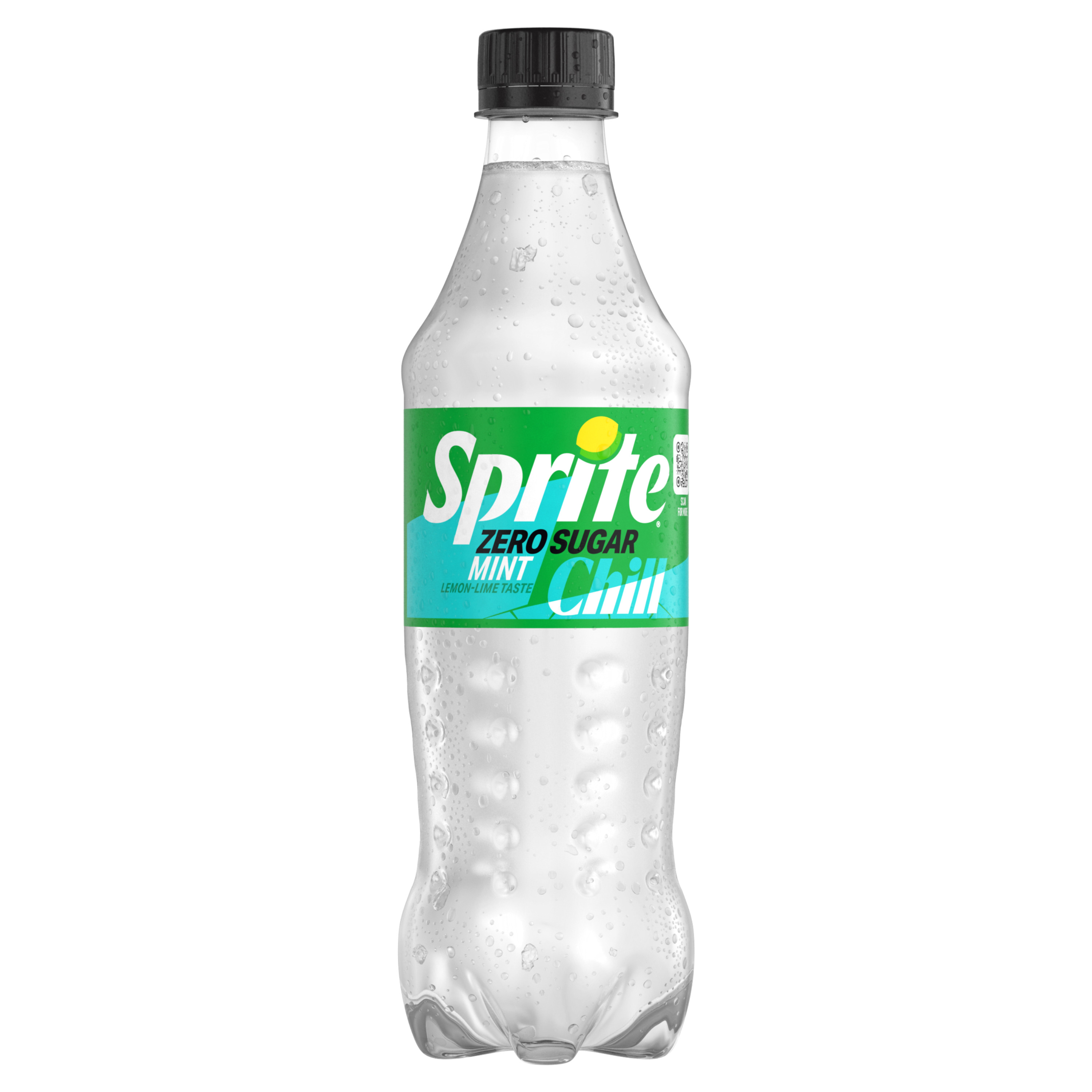 Sprite Chill’i sidruni-laimi maitsega plastpudel rohelise sildi ja korgiga.