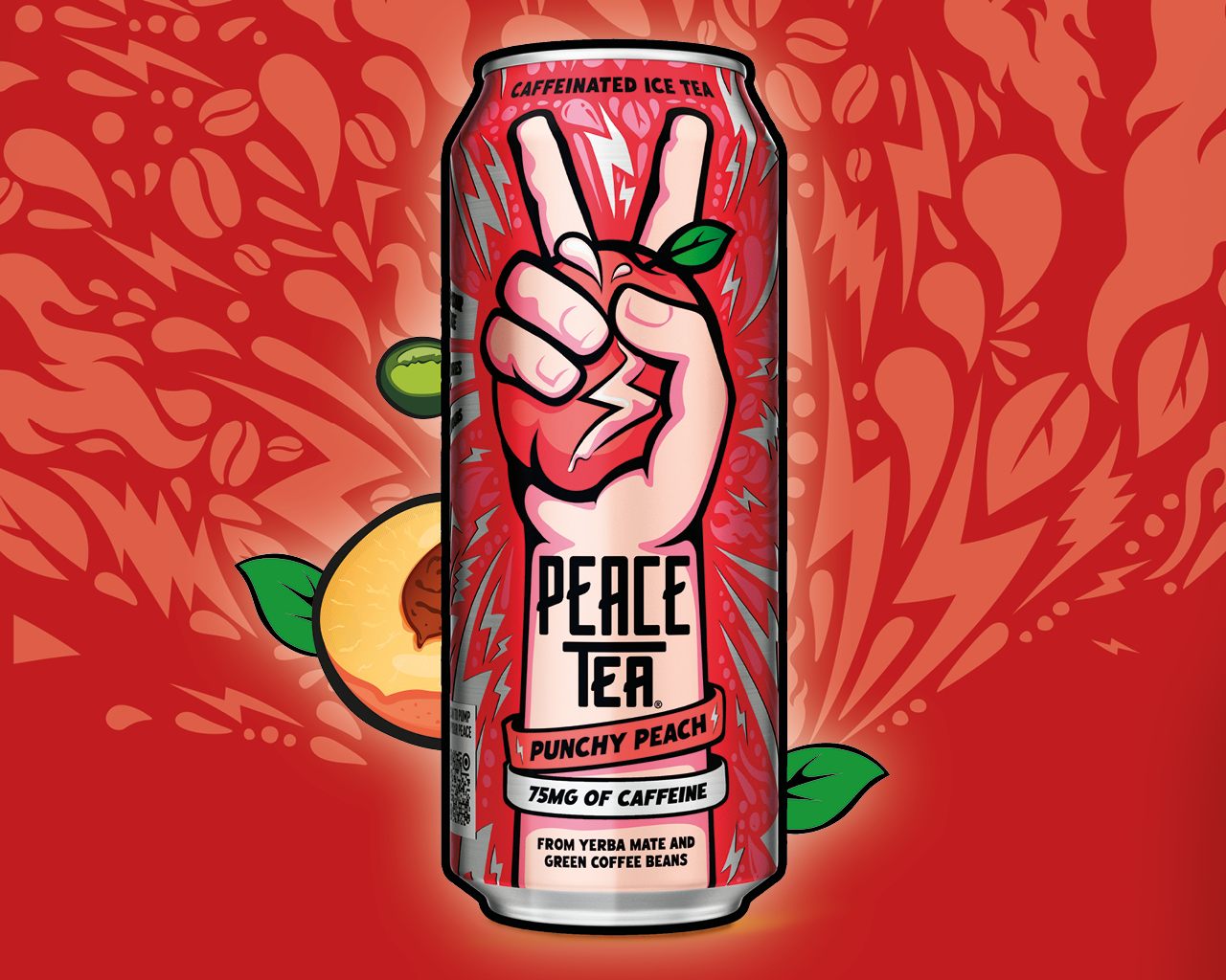 Eine Dose PEACE TEA Punchy Peach