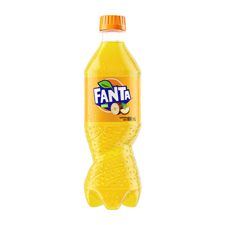 Botella de Fanta Piña 600mL