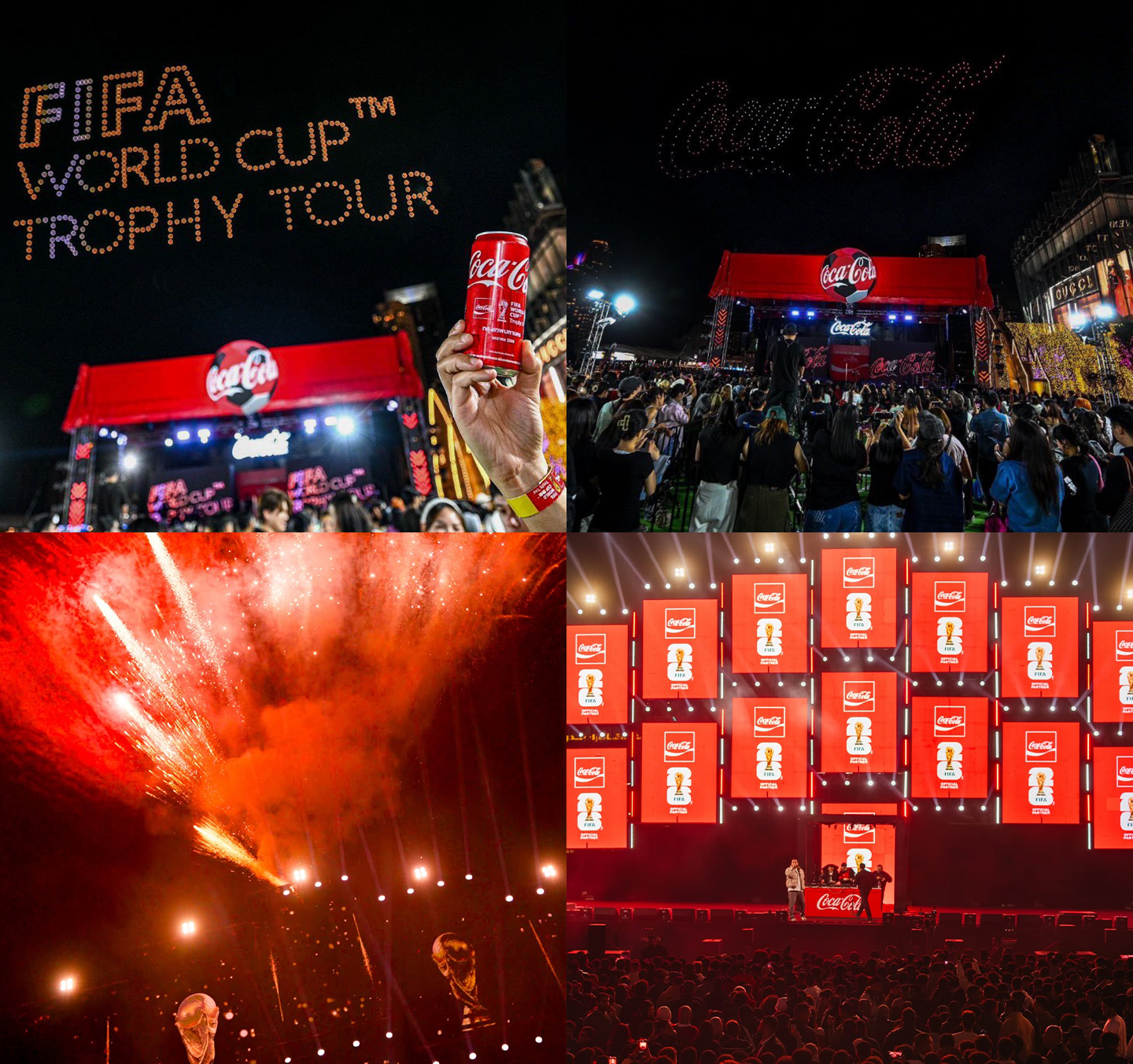 코카-콜라와 함께하는 FIFA 월드컵 트로피 투어를 통해 세계 각국 팬들과 함께 만나는 다양한 이벤트 현장의 모습들