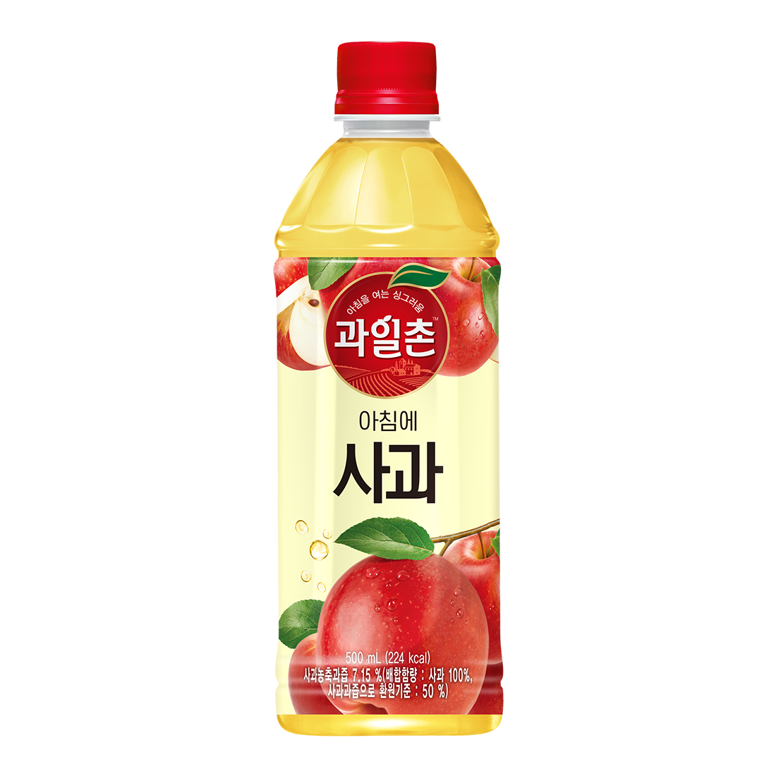 과일촌 아침에 사과 500ml 제품 사진
