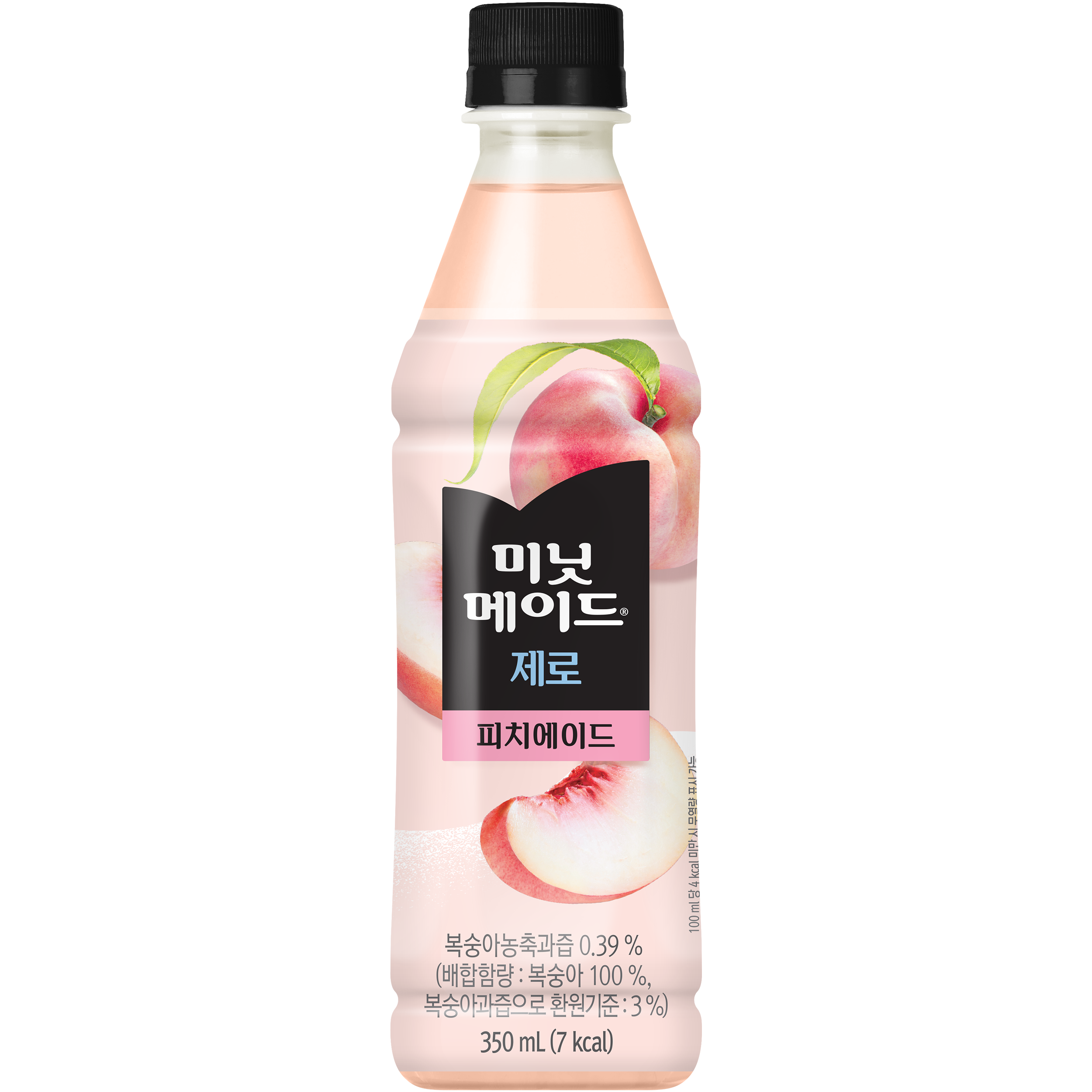 미닛메이드 제로 피치에이드 팩샷