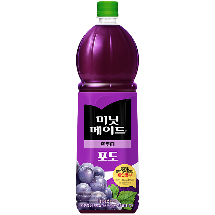 미닛메이드 프루티 포도 ​1.5L 제품 사진