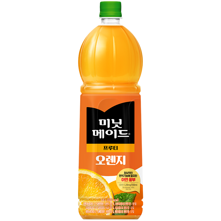미닛메이드 프루티 오렌지 1.5L 제품 사진
