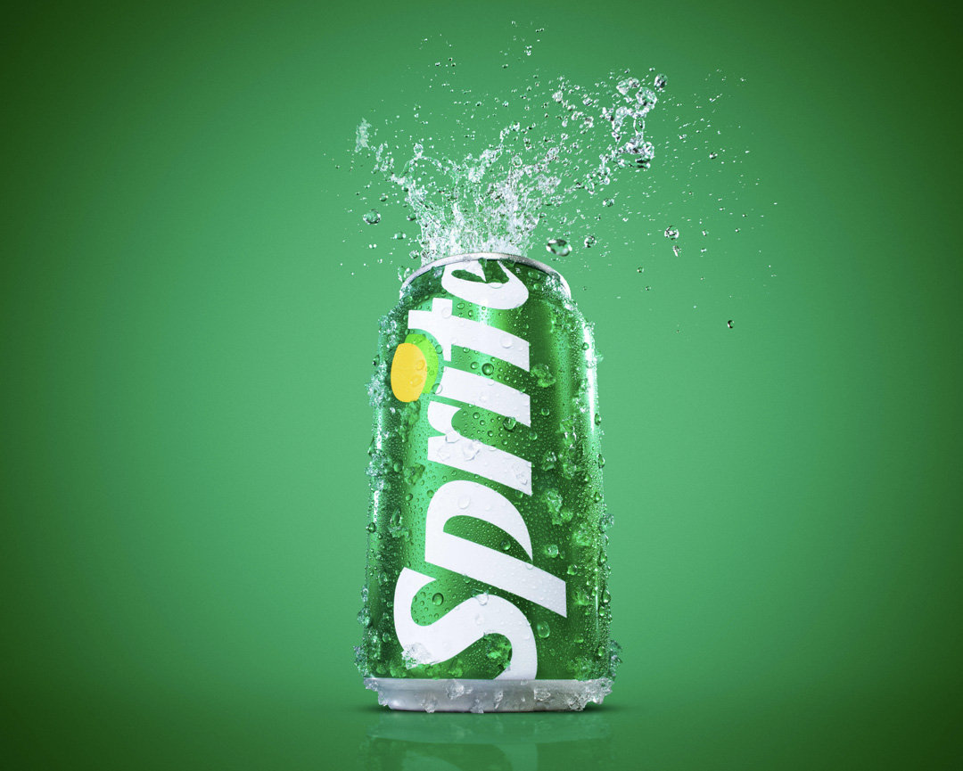 레몬라임 컬러가 돋보이는 2026년 새로워진 스프라이트 캔 비주얼