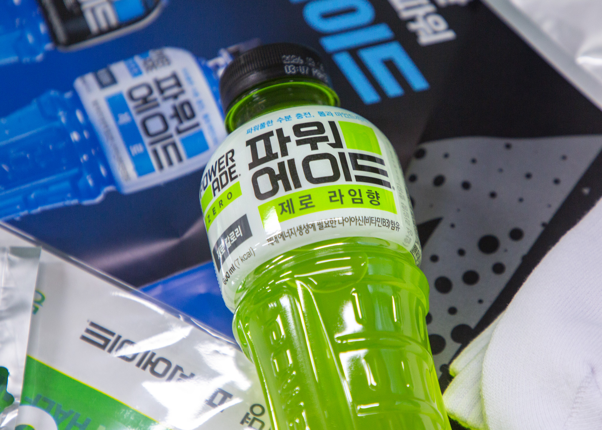 파워에이드 제로 라임향 팩샷