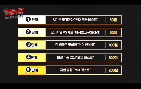 안대착용 테스트