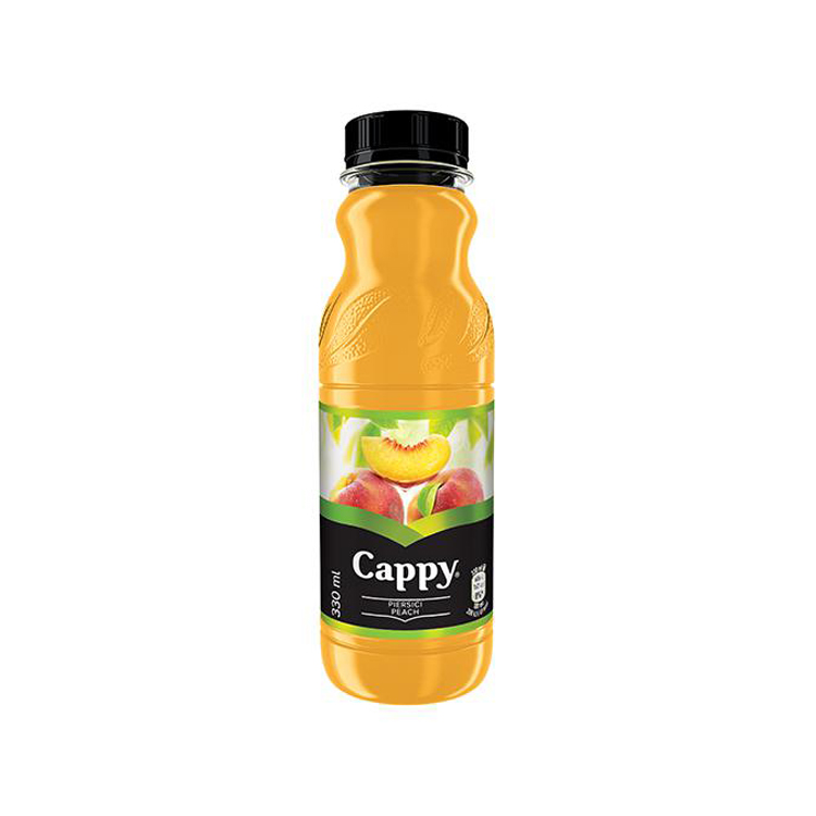 Sticlă de Cappy Pulpy de Piersici