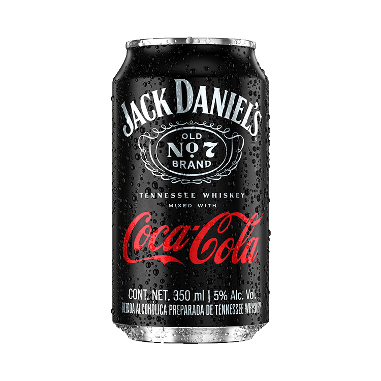 Lata de Jack Daniel's & Coca-Cola