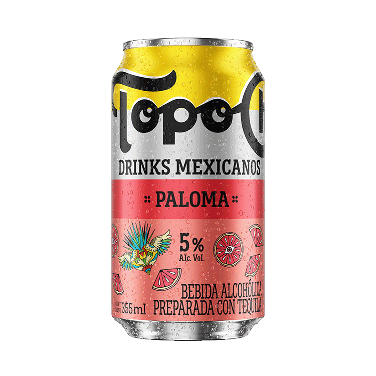 Lata de Topo Chico Drinks Mexicanos Paloma.