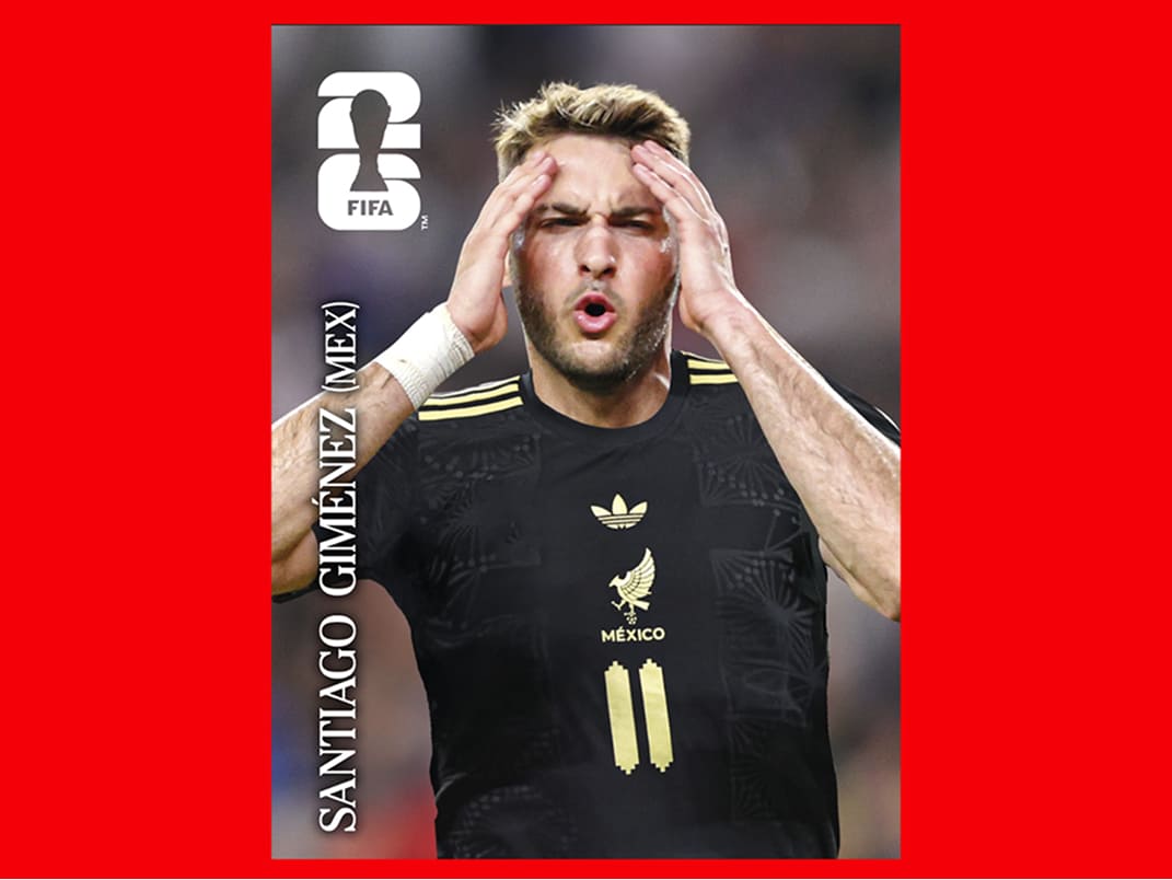 Láminas individuales de Yamal, Giménez, Kimmich, Kane, Gvardiol, Valverde, Lerma, Valencia, E. Martínez, Van Dijk, Davies, Magalhães, Camavinga, L. Martínez