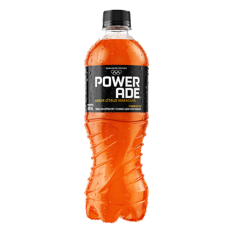 Botella de Powerade Citrus Maracuyá