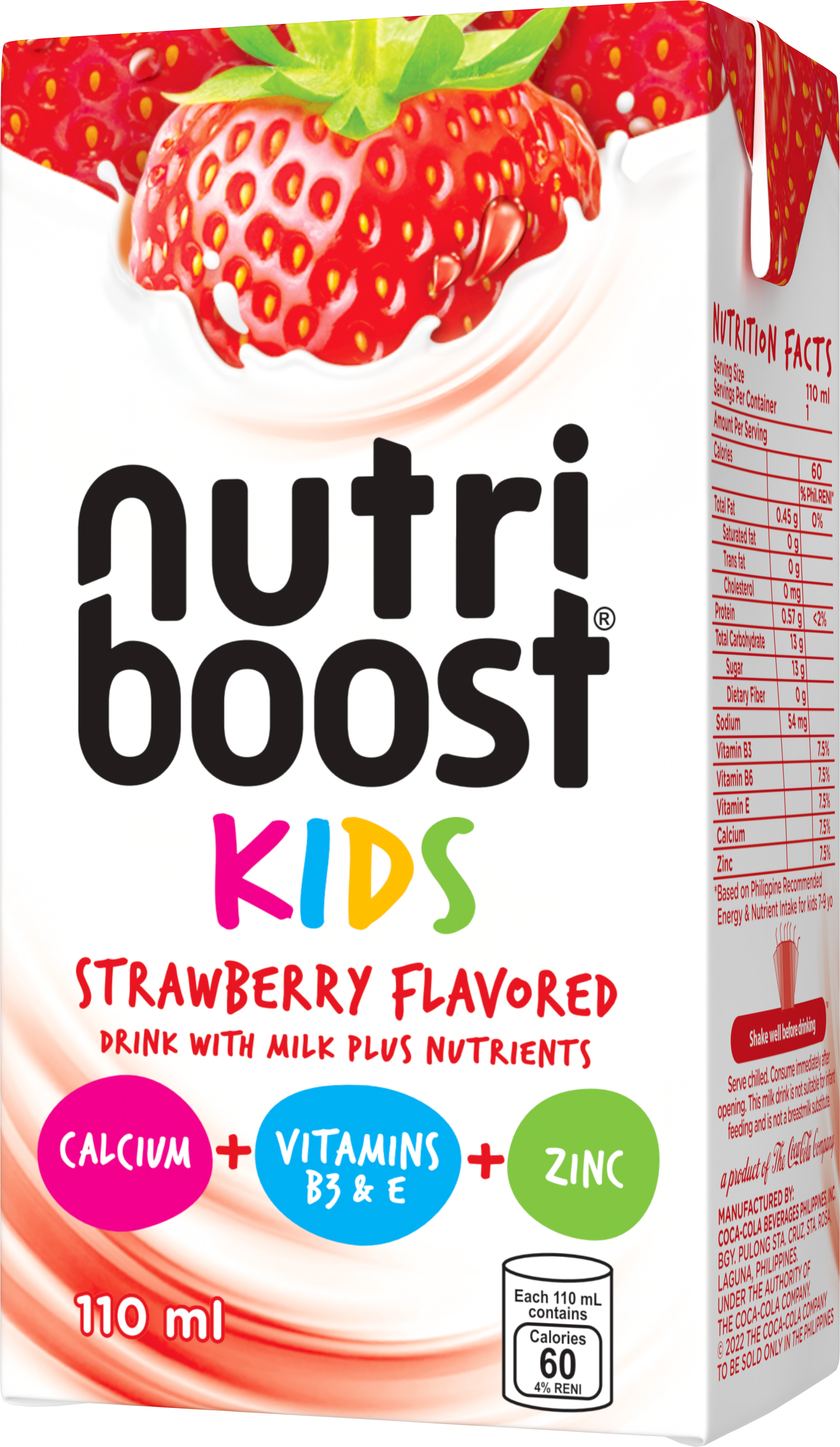 Nutriboost Strawberry packaging