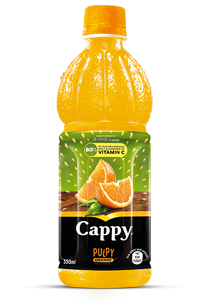 Cappy Pulpy Orange energy and nutrients