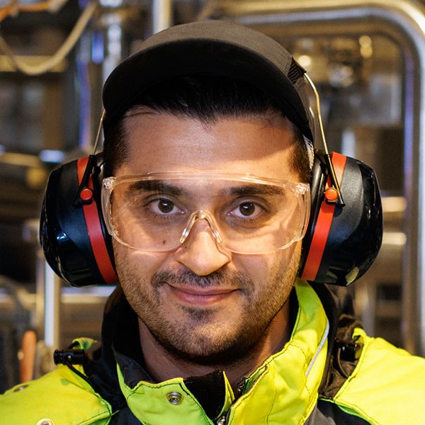 Porträtt av Halil Tok