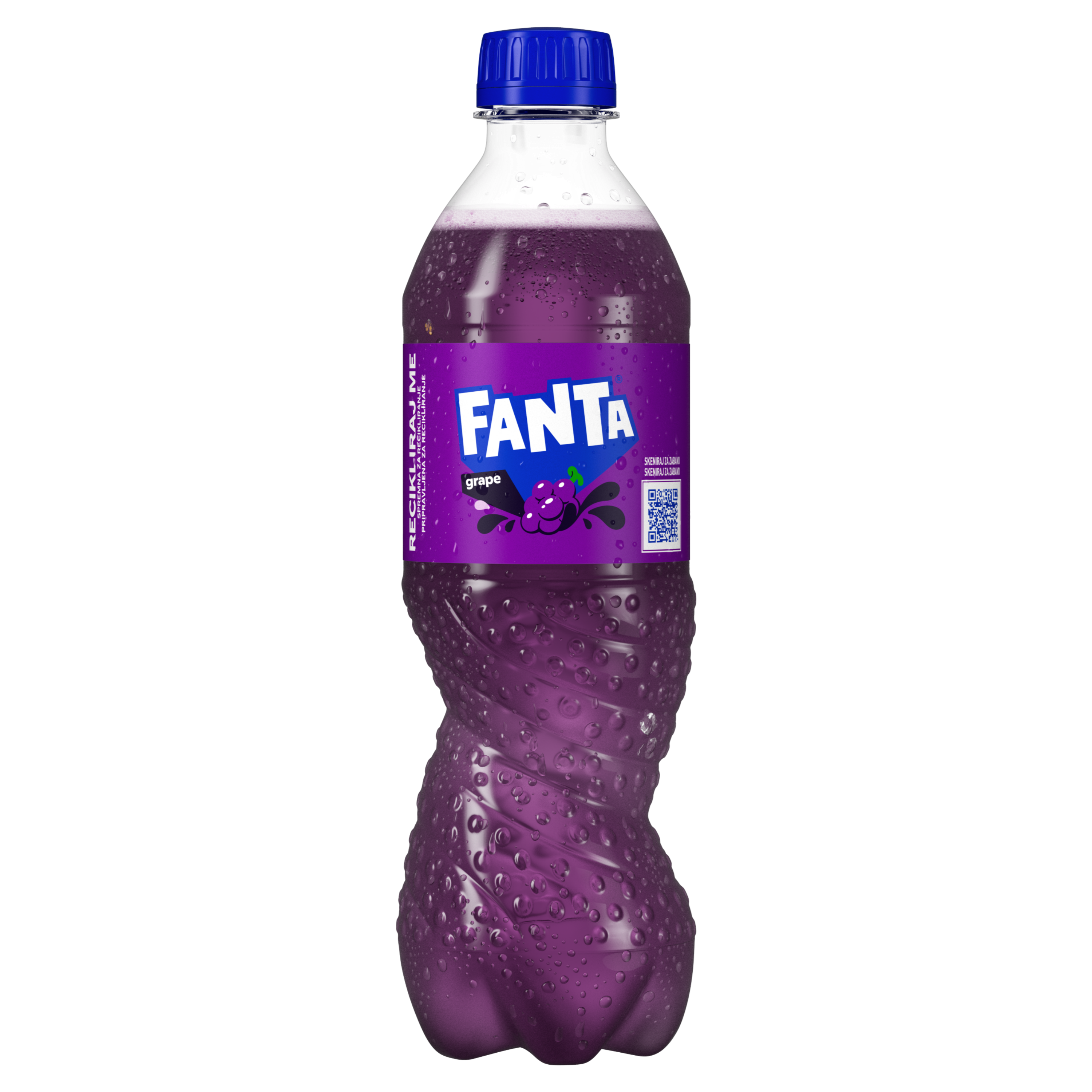 Posamična plastenka Fanta okusa Grozdja.