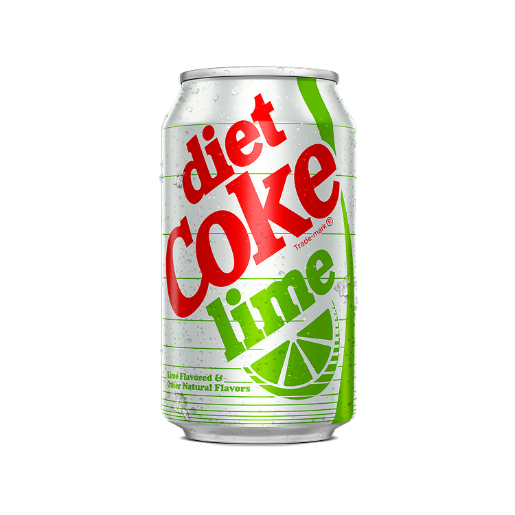 Diet Coke lime can