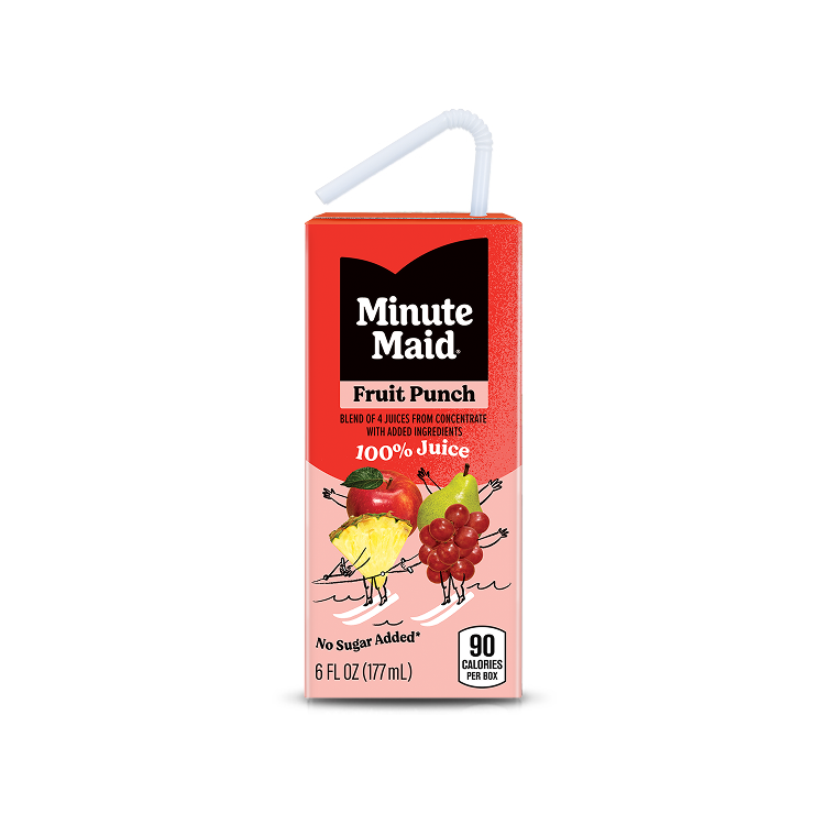 Minute Maid Fruit Punch Juice box